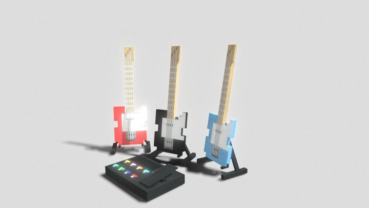 gitar model 3D Model