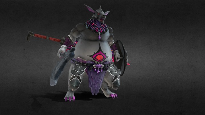Illfang the Kobold Lord Evil Version BOSS SAO 3D Model