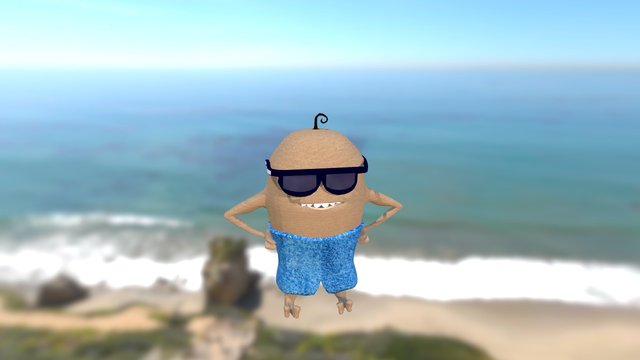 huevo playero 3D Model
