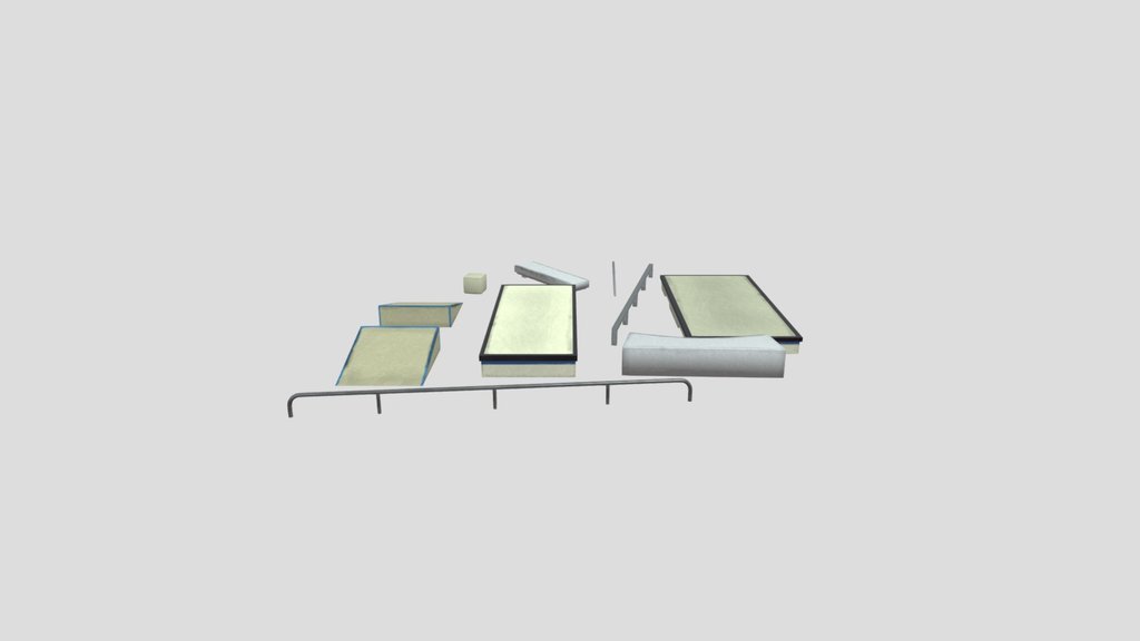Skatepark Obstacles Pack