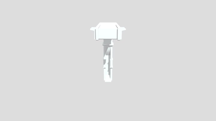 Pillar Small_low 3D Model