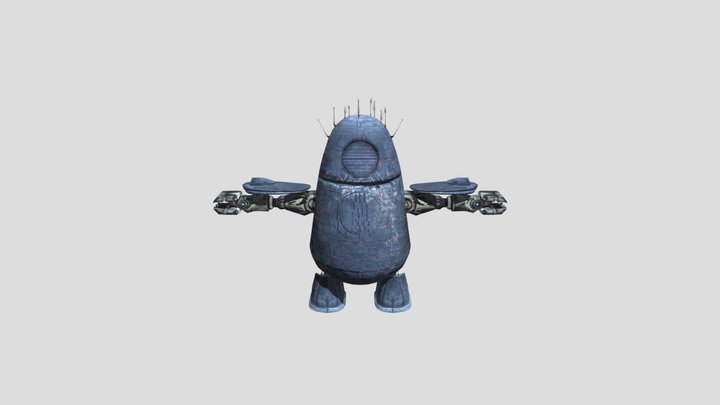 Robot Probe (Monster VS Aliens 2009) 3D Model