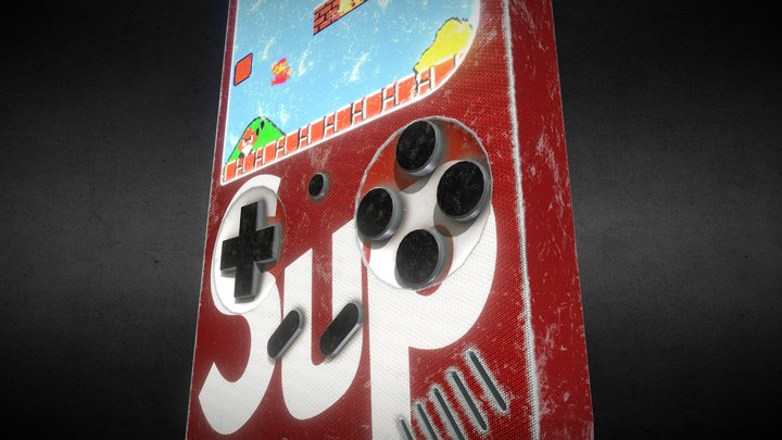 GameBoy Sup 3D Model