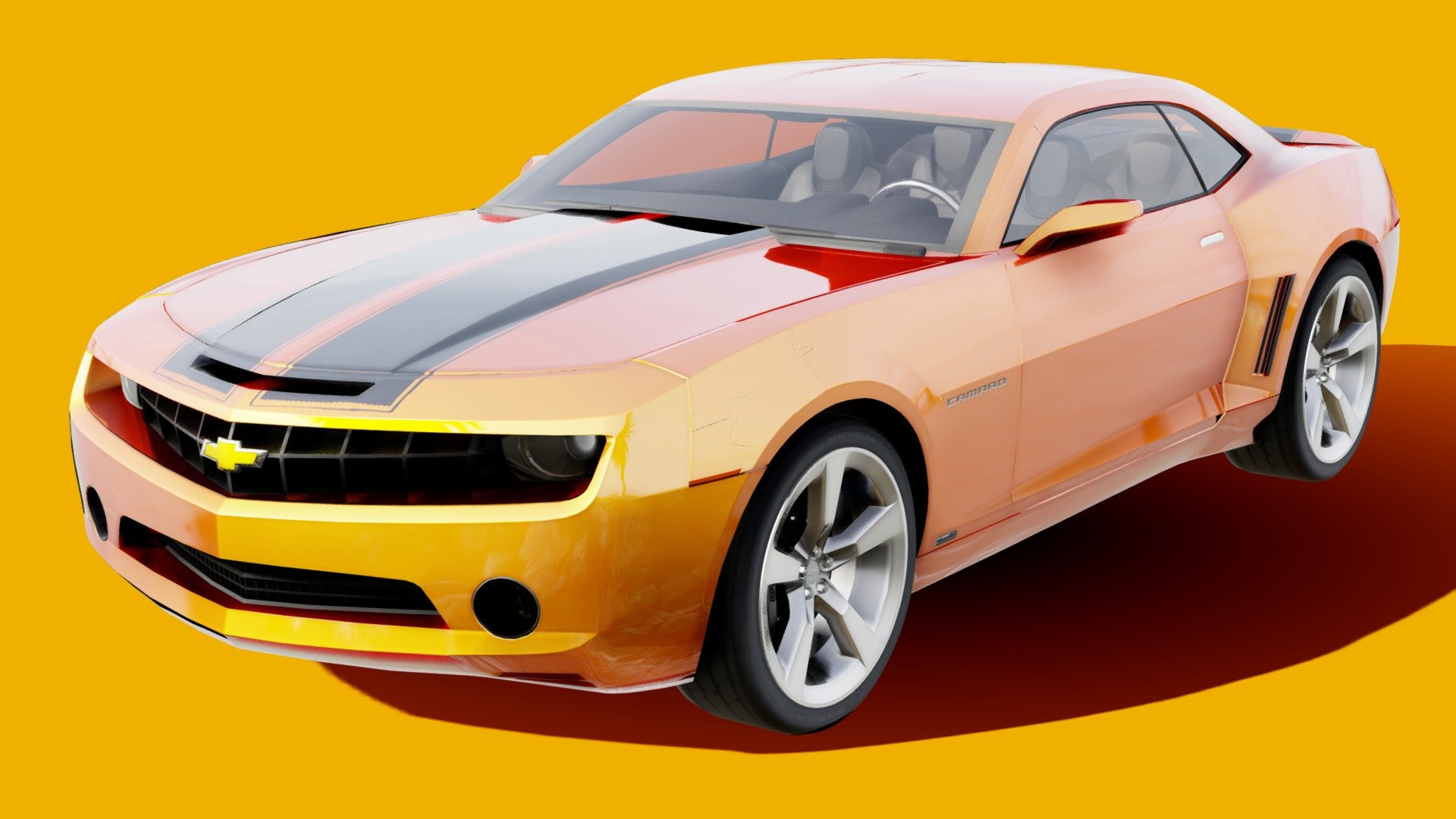 2006 | Chevrolet Camaro Concept | 2007 Bumblebee - Download Free 3D ...