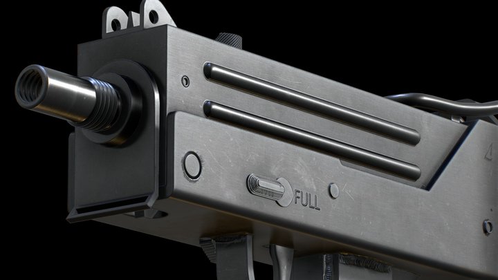 Ingram Mac 10 3D Model