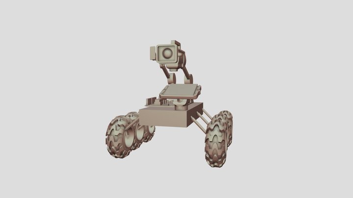 Lunar rover 3D Model