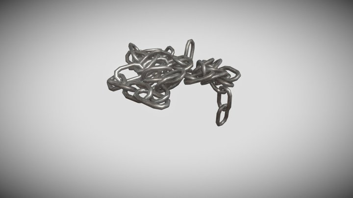 Heap of chains with dangled end 3D Model