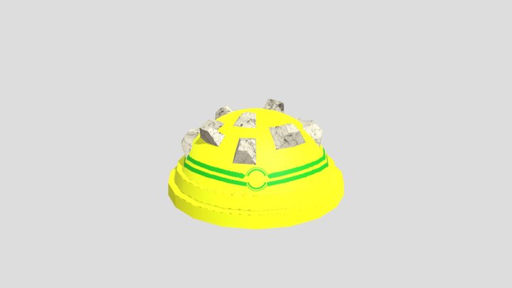 Rocky Helmet from Pokemon 3D Model