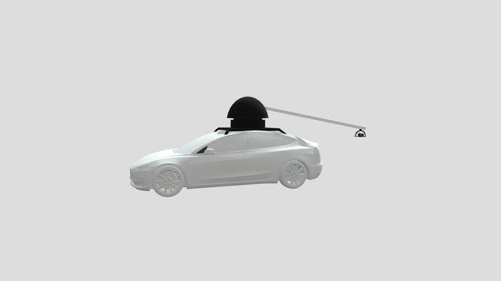 Voiture Cinéma 3D Model