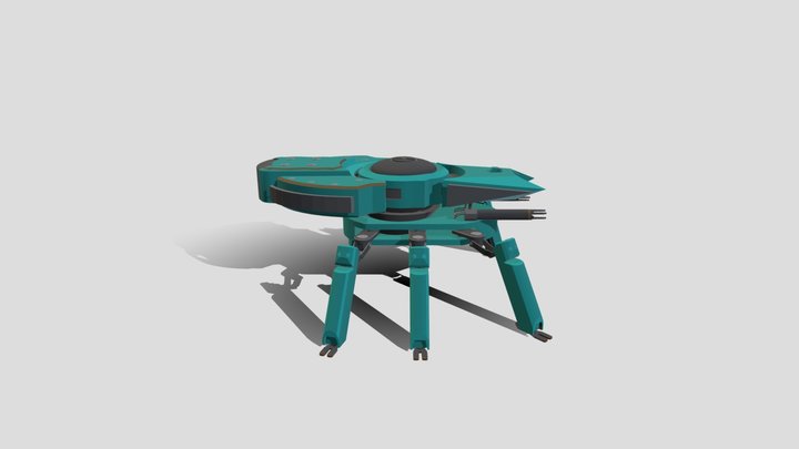 Warrior machine (draft) 3D Model