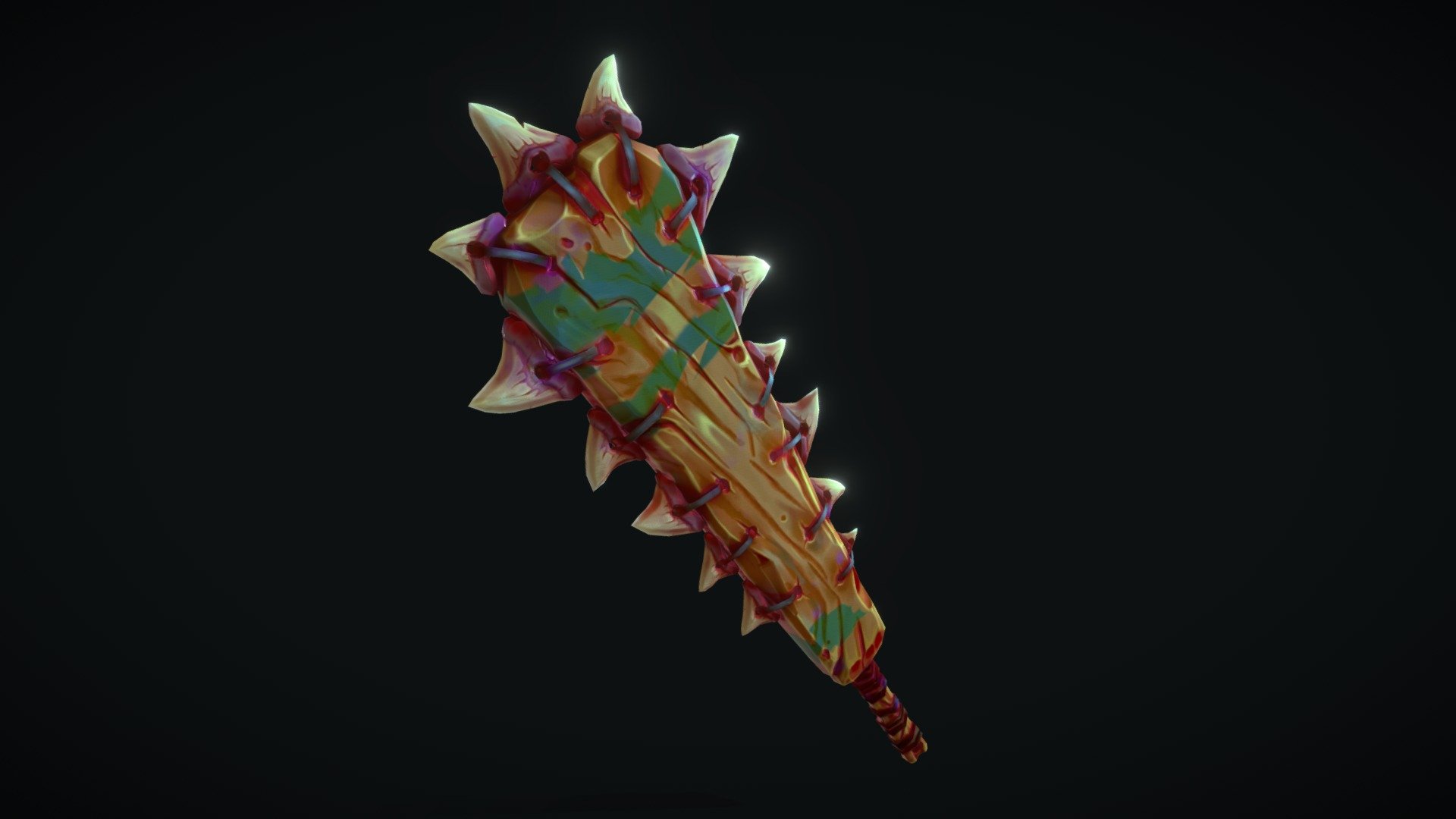 Wayfinder Fan Art - Leiomano Weapon Design - 3D model by Tiago N ...