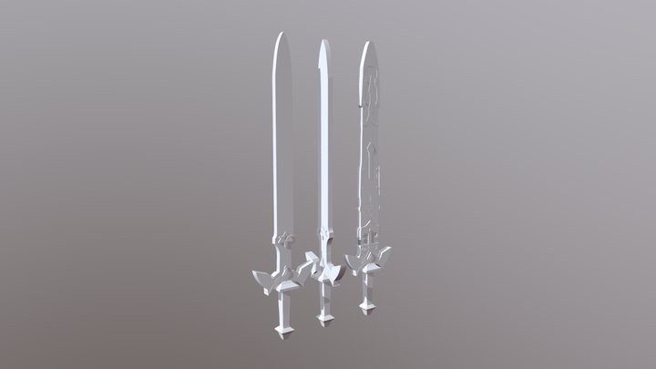 Hyrule Sword 3D Model