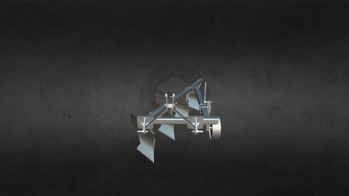 Плуг ПЛН 4-35 3D Model