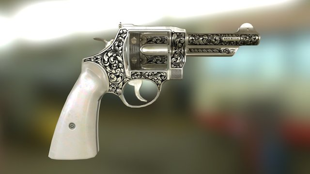 LP Whole Gun 3D Model