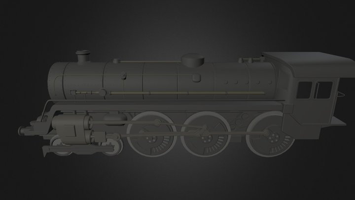 Blend Swap Train 3D Model