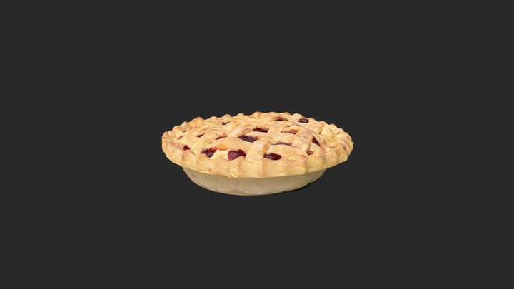 Cherry Pie 3D Model