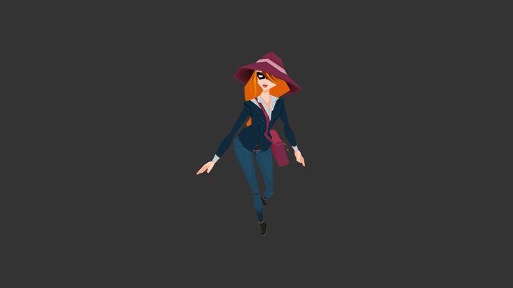 Sophia Take - Idle cycle 3D Model