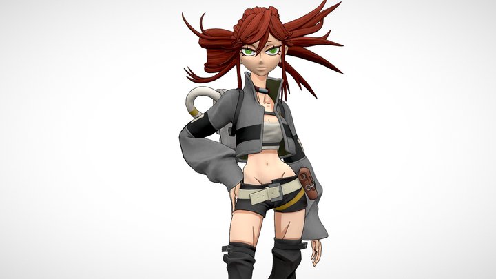 Riyo Reaper - Gachiakuta 3D Model