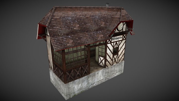 Pegasus Rail House 3D Model