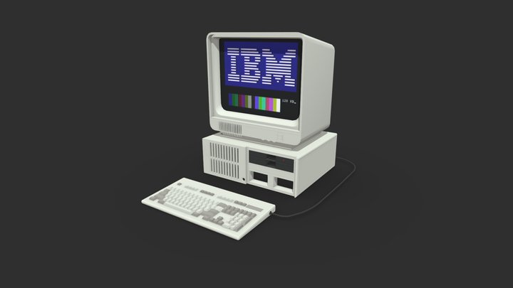IBM PC 3D Model