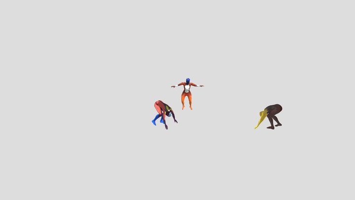 Gorilla Stomp 3D Model