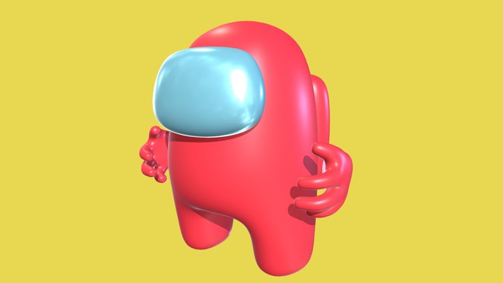 Among Us Character 3D Model