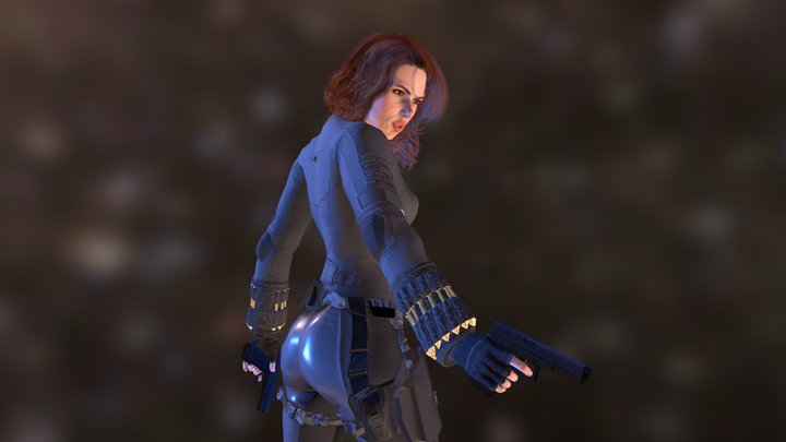 This isnt BLACK WIDOW Scarlett Johansson -PhiBix 3D Model