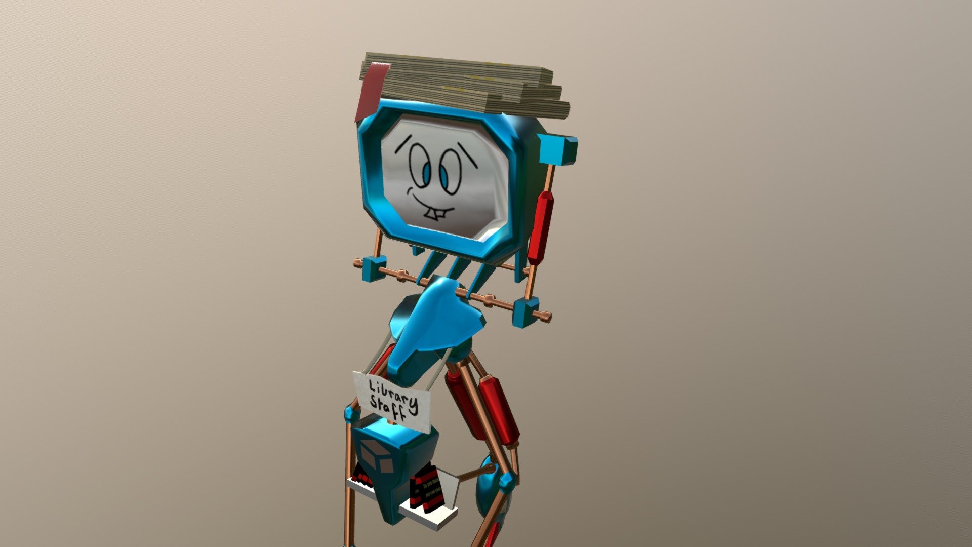 Robot Library Helper - 3D model by Myles Foote (@MylesF) [9375c65 ...