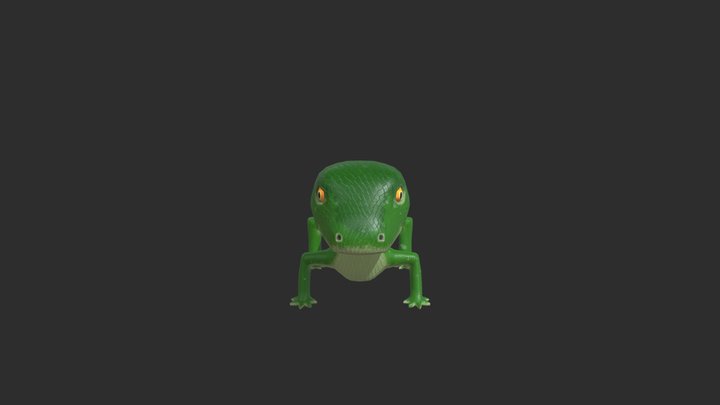 Little Lizzard 3D Model