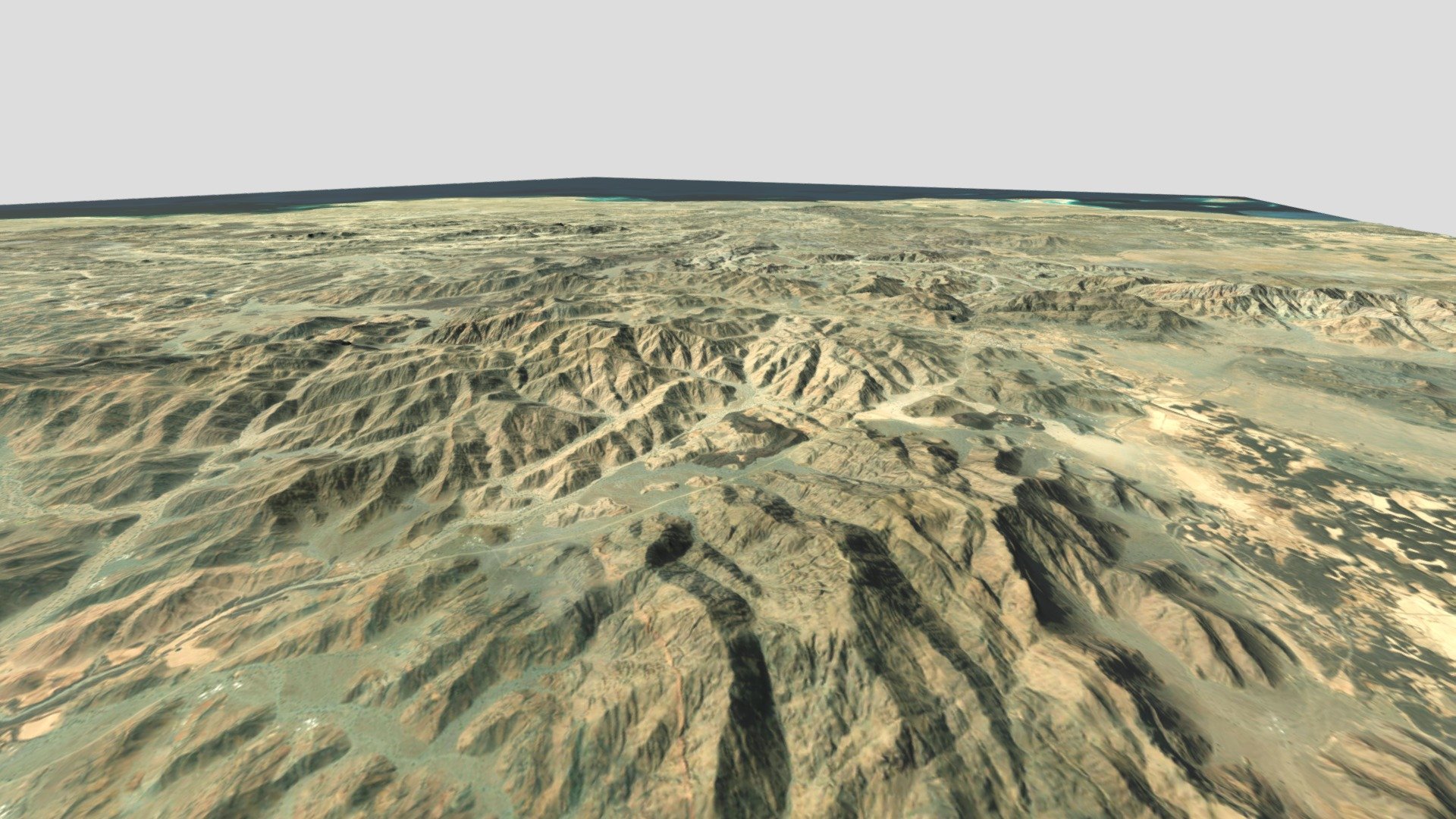 FREE tile - Mecca and the Red Sea Saudi Arabia — Sketchfab embed 3D viewer