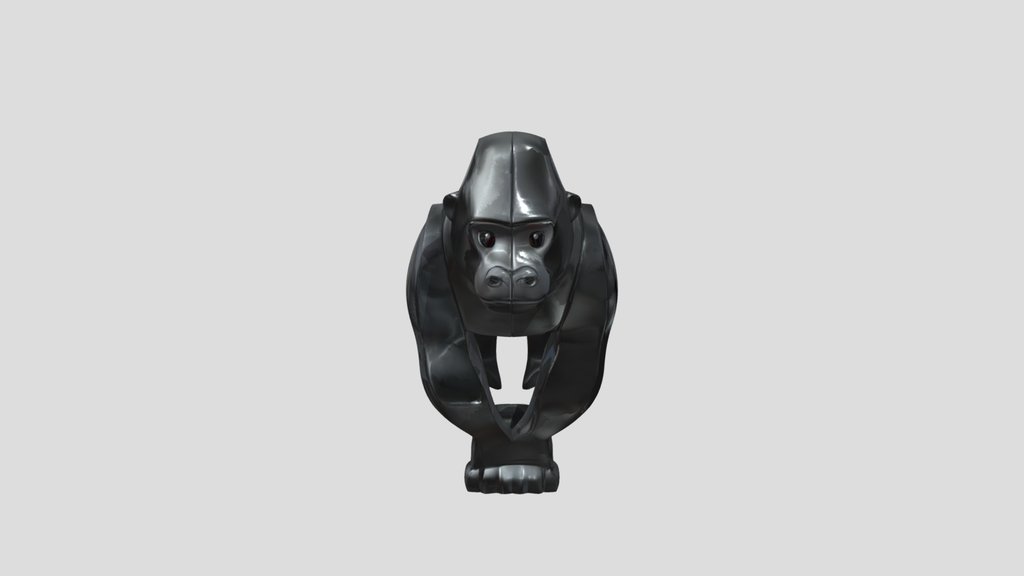 Lego gorilla figurine
