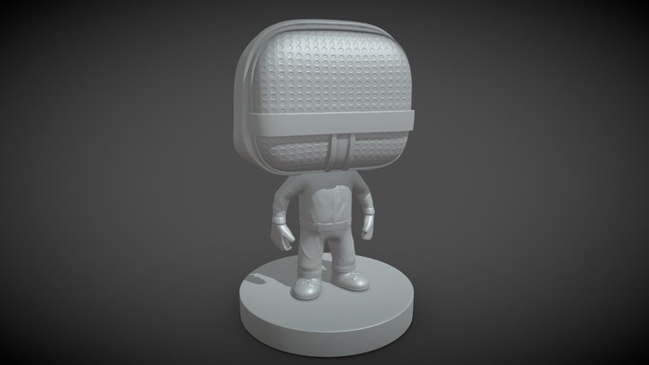 Squid Game - Guard 3D Print - Funko 3D Model