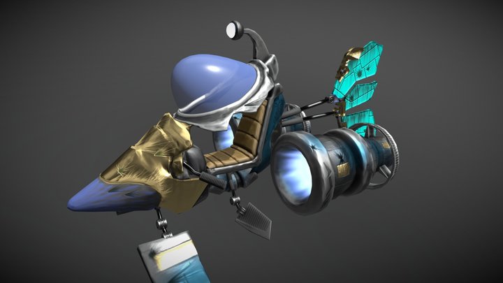 Vehicle Water Bike 3D Model