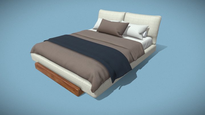 Sospiro Bed Fbx 3D Model