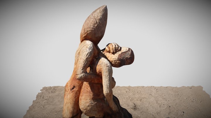 Escultura Pueblos Originarios - Plaza Baquedano 3D Model