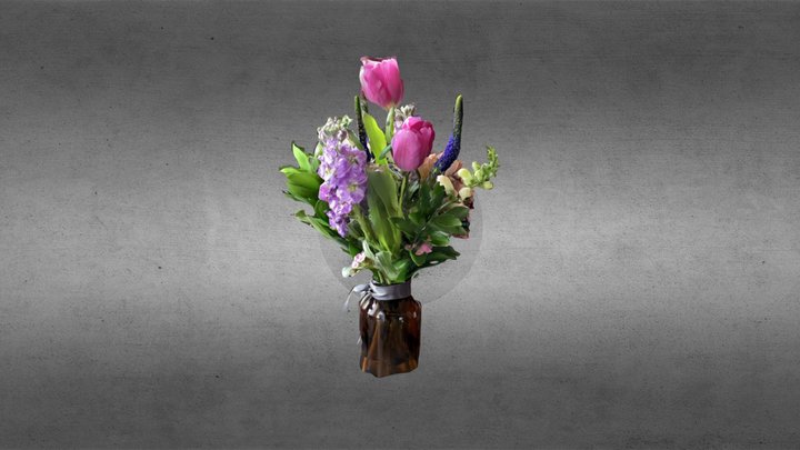 Bouquet of Flowers 3D Model