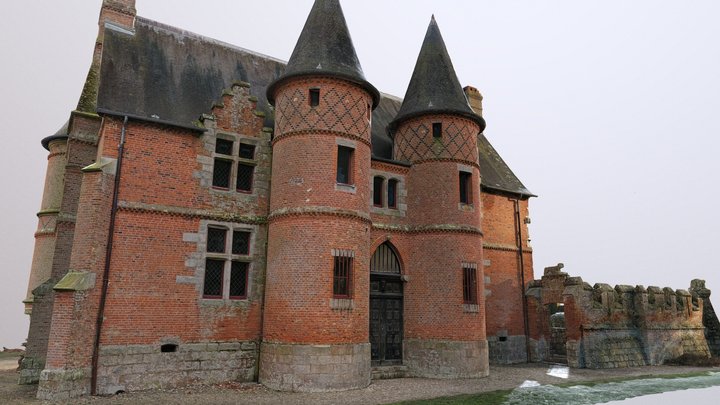 Manoir de Muchedent (Seine- Maritime) 3D Model