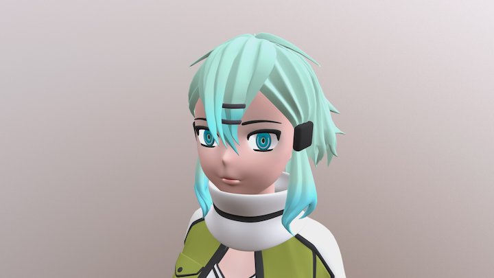 Sinon Fan Made model (with coat) 3D Model