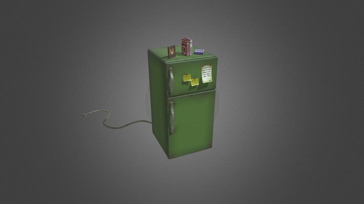 Refrigerator 3D Model
