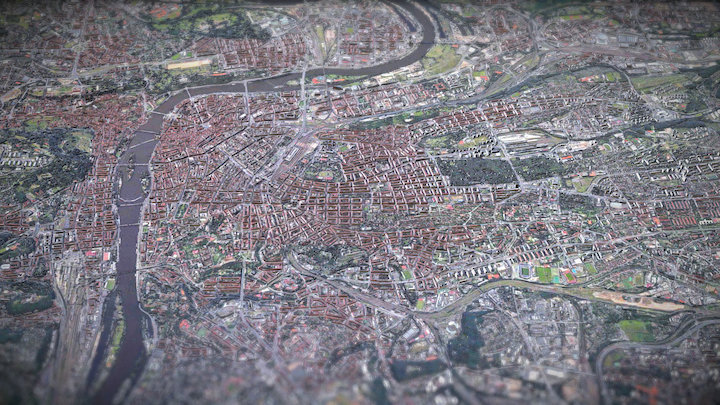 Prague 3D 3D Model