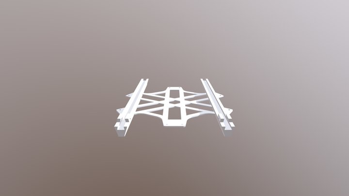Fixation Drone Chassis Bools 3D Model
