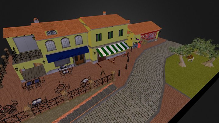 CityScene 3D Model
