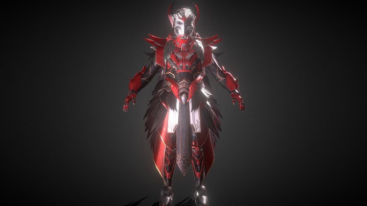 Blood Raven X Suit 3D Model