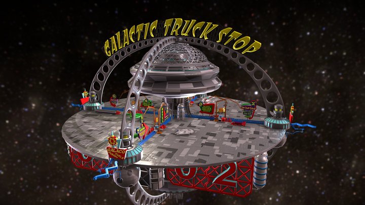 THE GALACTIC TRUCKSTOP – Gratis 3D-model STL