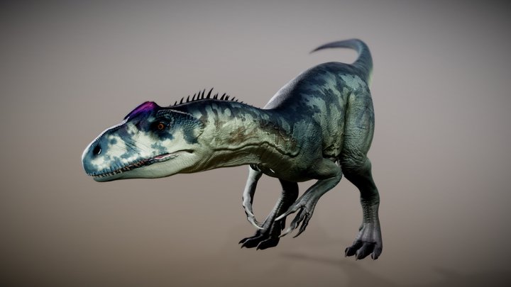 Allosaurus Animation 3D Model