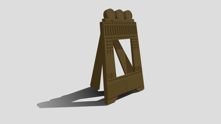 Рамка с ножкой 3D Model