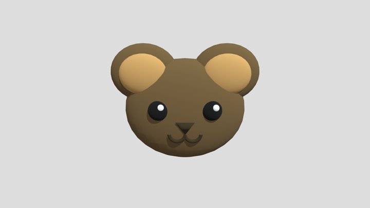 Cute Bear Charm 3D Model