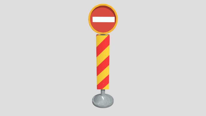 Road Sign 3D Model