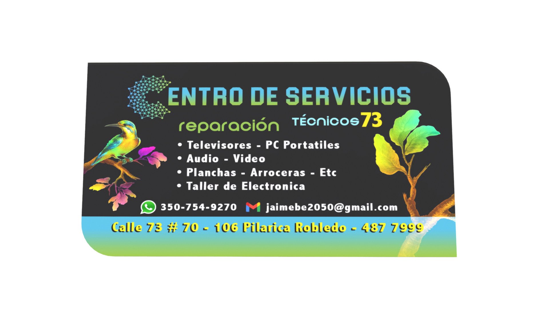 Centro De Servicios Tarjeta