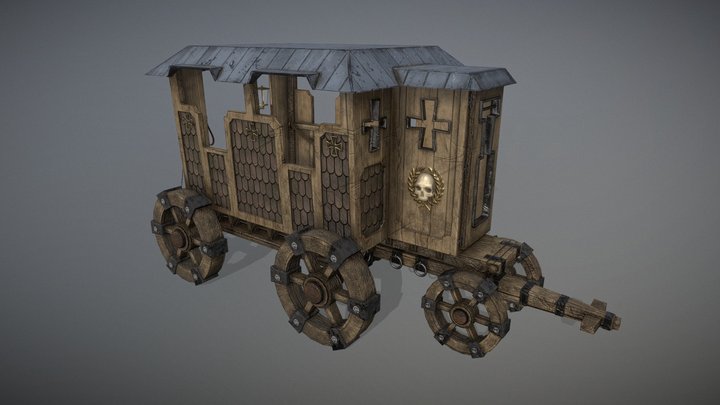 Warhammer: Vermintide Carriage 3D Model